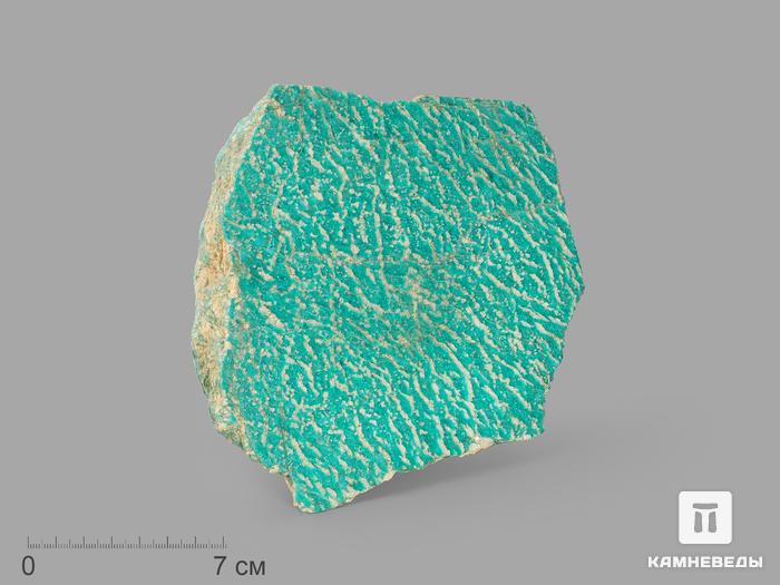 Амазонит, полированный срез 15х14,5х6,5 см, 16696, фото 1