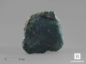Агат моховой, полированный срез 12,7х11х3,2 см