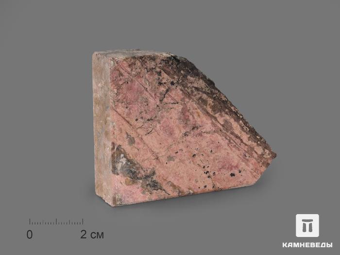 Родонит, полированный срез 7-8,5 см, 16682, фото 1