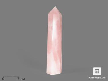 Розовый кварц. Розовый кварц в форме кристалла, 30х6,6х6,5 см