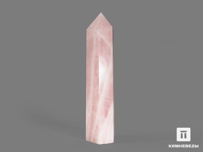 Розовый кварц в форме кристалла, 30х6,6х6,5 см, 16692, фото 2