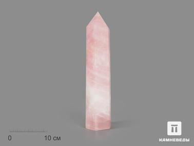 Розовый кварц. Розовый кварц в форме кристалла, 31х7,5х6,4 см