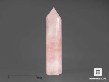 Розовый кварц. Розовый кварц в форме кристалла, 26х6,3х5,7 см
