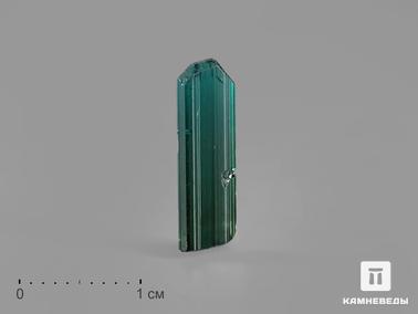 Турмалин, Индиголит. Турмалин (индиголит), кристалл 1,7х0,5х0,3 см