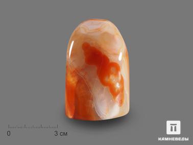 Сердолик. Сердолик, полировка 6,4х4х3,7 см