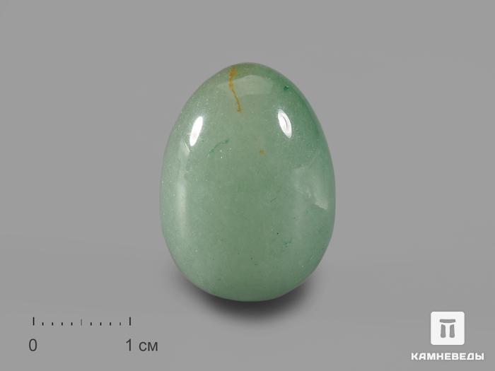 Яйцо из авантюрина зелёного, 2,5x1,8 см, 22-46, фото 1
