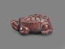 Черепаха из яшмы с гематитом, 4х2,7х1,6 см, 17244, фото 2