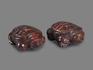 Черепаха из яшмы с гематитом, 4х2,7х1,6 см, 17244, фото 4