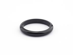 Кольцо из чёрного агата