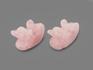 Утки из розового кварца (пара), 6,2х3,8х2,9 см, 17337, фото 5