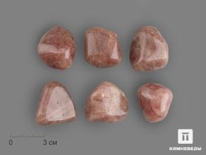 Авантюрин красный (светлый), крупная галтовка 3,5-5 см (40-45 г)