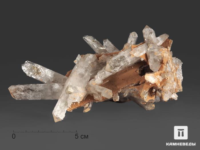 Горный хрусталь (кварц), сросток кристаллов 13,2х6,2х5,5 см, 17431, фото 1