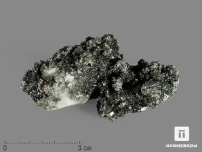 Горный хрусталь (кварц) с хлоритом, 6,8х3,7х3,5 см