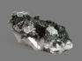 Горный хрусталь (кварц) с хлоритом и титанитом, сросток кристаллов 8х6,7х4,2 см, 17442, фото 3
