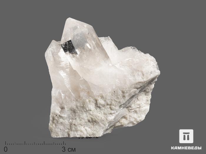 Кварц, сросток кристаллов 7,3х6х3,5 см, 17556, фото 1