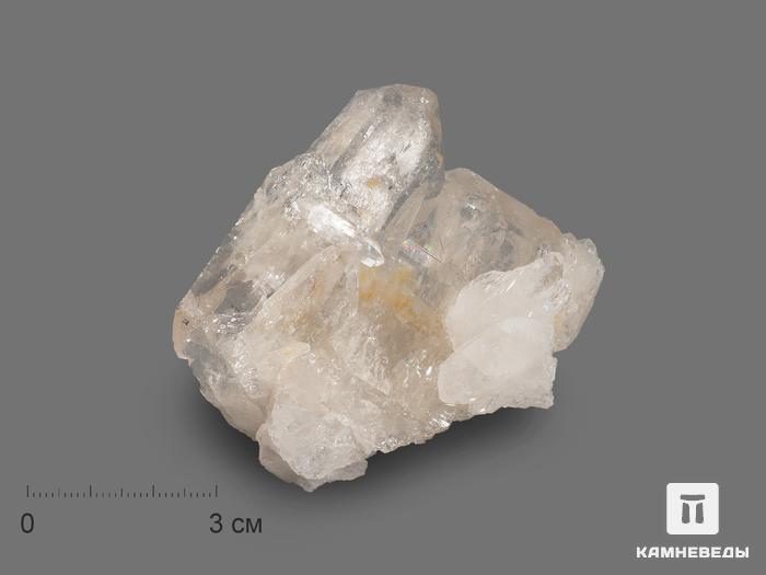 Горный хрусталь (кварц), сросток кристаллов 7,5х6х4 см, 17516, фото 1