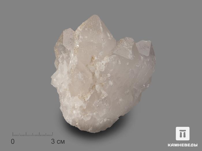 Кварц, сросток кристаллов 9,3х8,7х6,7 см, 17473, фото 1