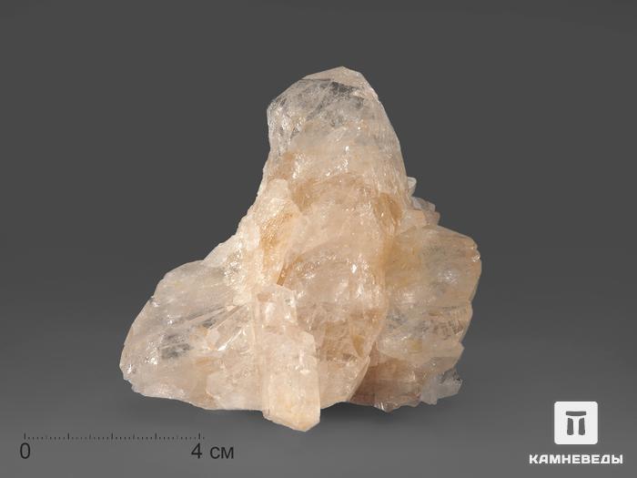 Горный хрусталь (кварц), сросток кристаллов 9х8,8х6,2 см, 17469, фото 2