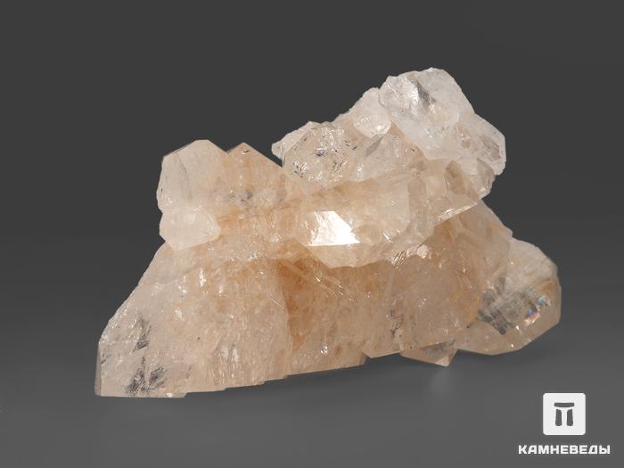 Горный хрусталь (кварц), сросток кристаллов 9х8,8х6,2 см, 17469, фото 3