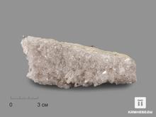 Горный хрусталь (кварц), друза 12х7х3 см