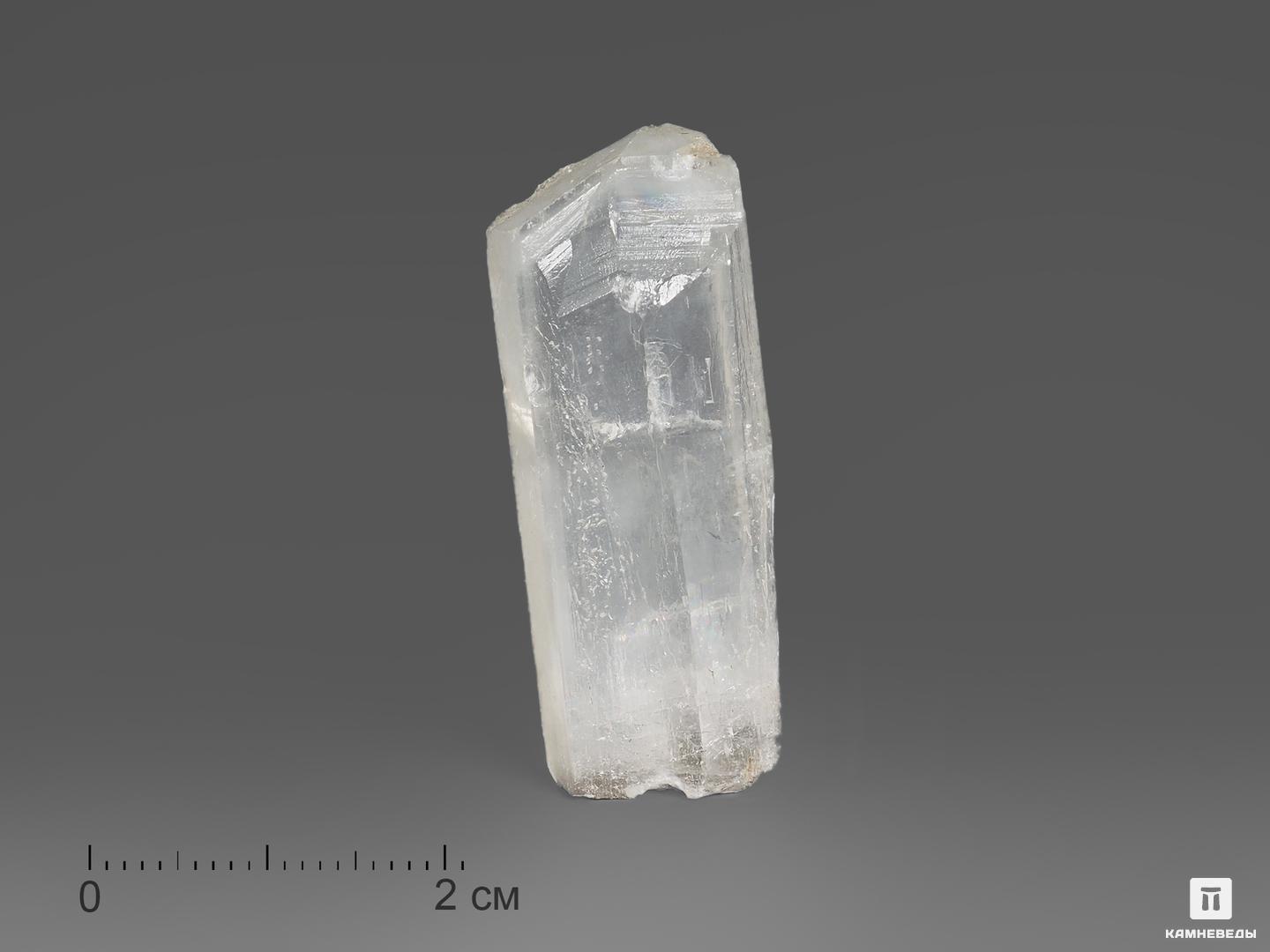 Натролит, кристалл 3,4х1,2х1 см