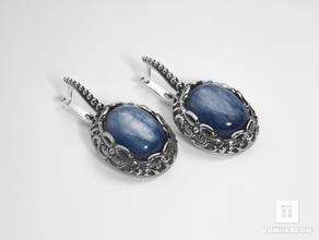 Серьги с кианитом