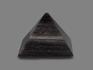Пирамида из серебристого обсидиана, 6х6х4,3 см, 17950, фото 2