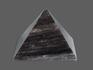 Пирамида из  серебристого обсидиана, 7х7х4,8 см, 17952, фото 3