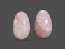 Яйцо из розового кварца, 4х2,5 см, 18001, фото 2