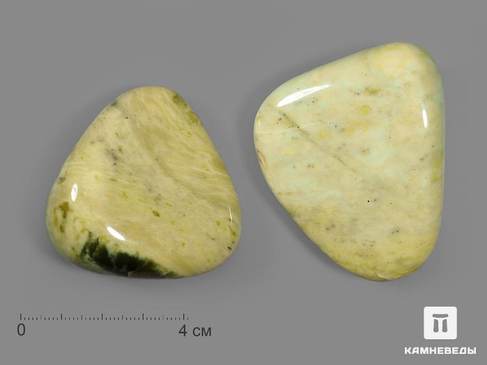 Офиокальцит, полированная галька 5-6 см (80-90 г), 18288, фото 1
