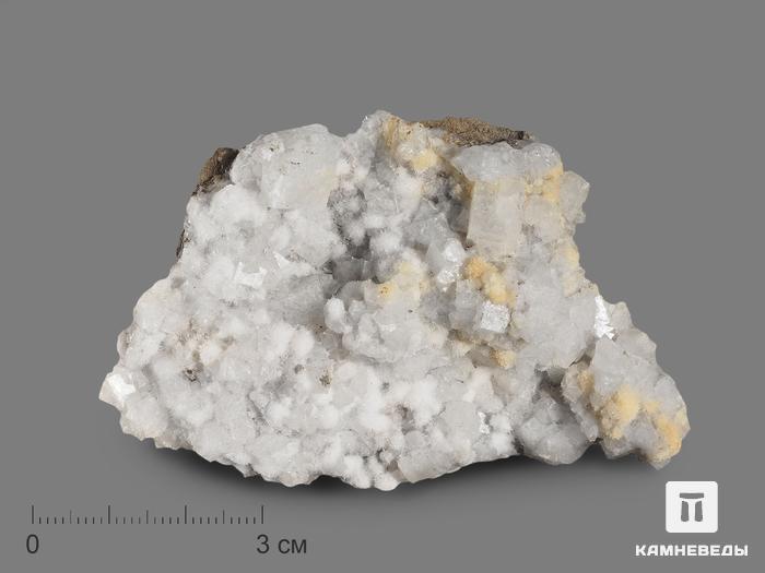 Шабазит-Ca с томсонитом-Са, 7,7х5х2 см, 10-162/5, фото 1