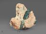 Апатит синий, кристаллы в кальците 5,5-6,5 см, 18347, фото 1