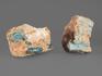 Апатит синий, кристаллы в кальците 5,5-6,5 см, 18347, фото 2