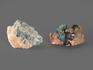 Апатит синий, кристаллы в кальците 6-8 см, 18348, фото 2
