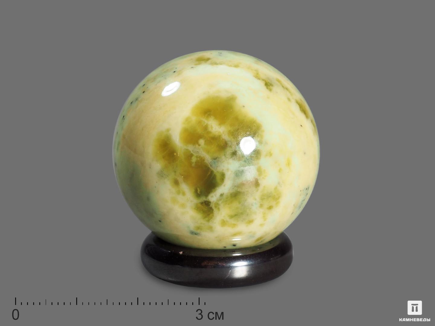 Шар из офиокальцита, 28-30 мм, 18424, фото 1