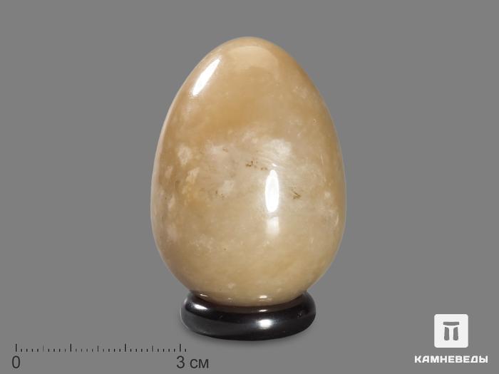 Яйцо из коричневого нефрита, 4,2х3 см, 18426, фото 1