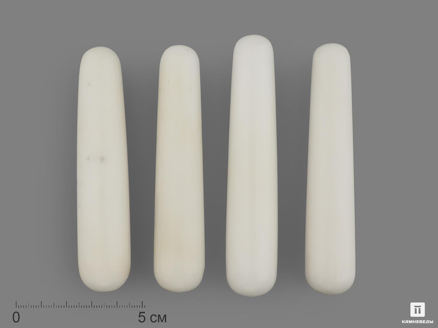 Конус массажный из белого нефрита, 10-11 см, 18580, фото 2