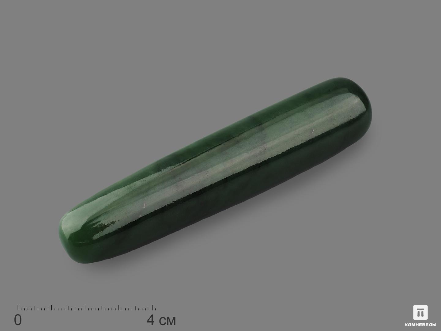 Конус массажный из зелёного нефрита, 10-11 см массажный пистолет impulse