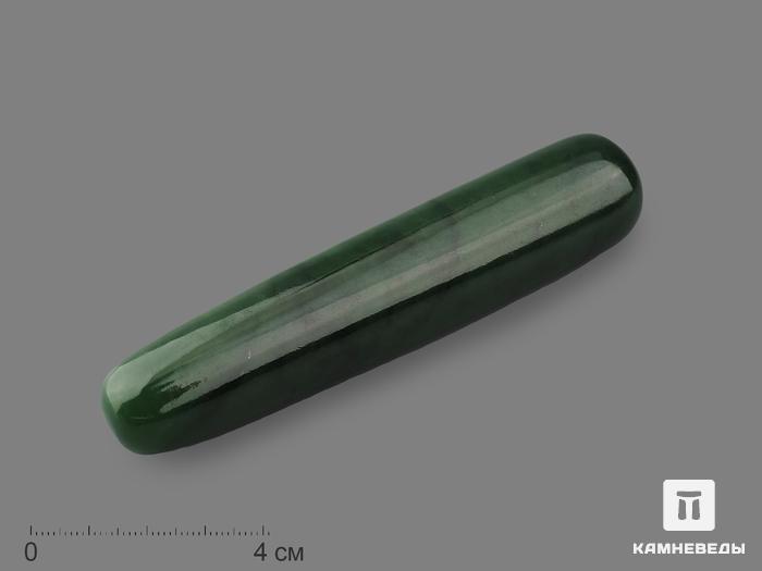 Конус массажный из зелёного нефрита, 10-11 см, 18579, фото 1