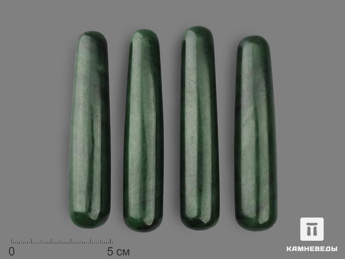 Конус массажный из зелёного нефрита, 10-11 см, 18579, фото 2
