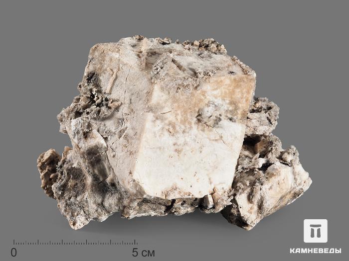 Псевдоморфоза натролита по содалиту, сросток кристаллов 11,3х9х7,2 см, 18064, фото 1
