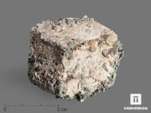 Псевдоморфоза натролита по содалиту, кристалл 6,3х5х4,3 см
