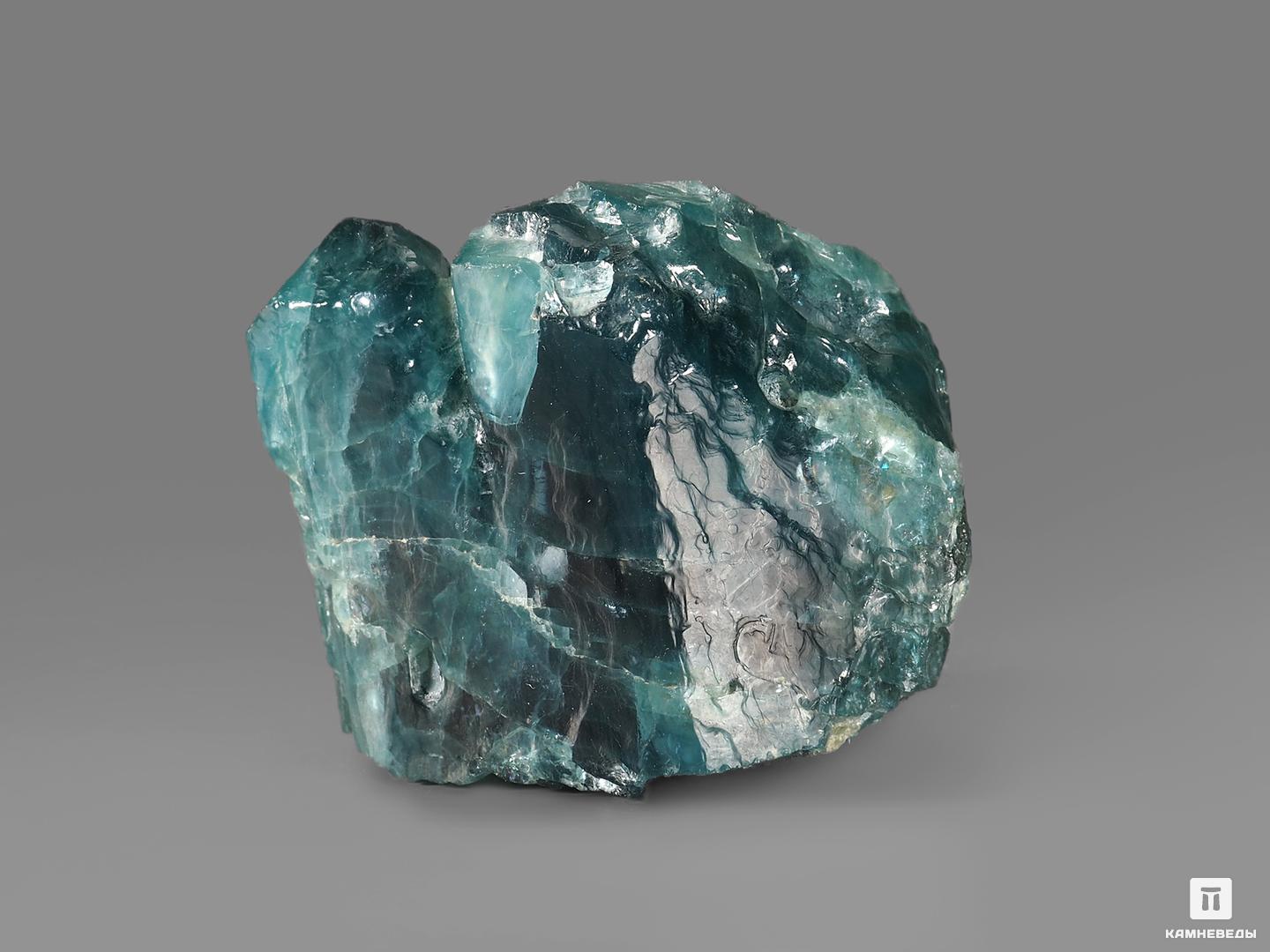 Апатит синий, сросток кристаллов 6,2х4,6х3,1 см, 18323, фото 2