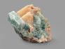 Апатит синий, кристаллы в кальците 7,7х6х5,2 см, 18391, фото 2