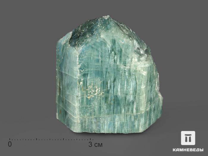 Апатит синий, кристалл 4,4х4,1х2,4 см, 18269, фото 1