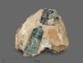 Апатит синий с флогопитом на кальците, 8,3х7,5х6,5 см, 18335, фото 1