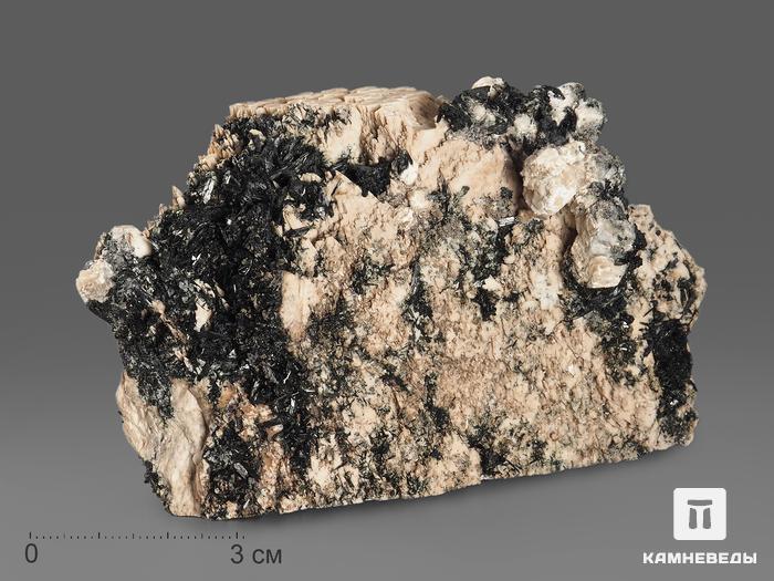 Эгирин в микроклине, 9,5х6х4,5 см, 18606, фото 1