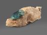 Апатит синий, кристалл на кальците 9,2х5х3,7 см, 18340, фото 2