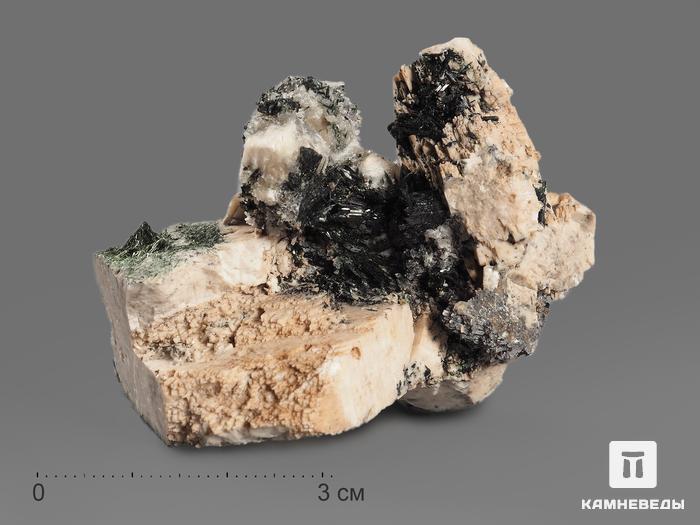 Эгирин в микроклине, 4,5-7 см, 18601, фото 1