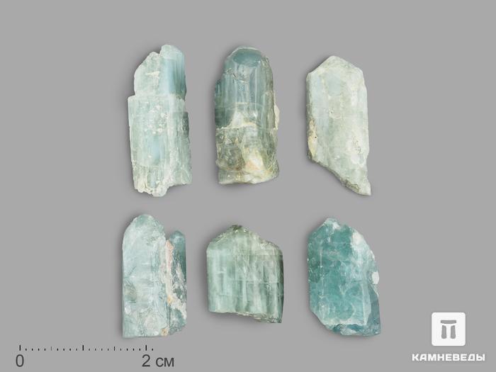 Апатит синий, кристалл 1,5-2,5 см, 18381, фото 1